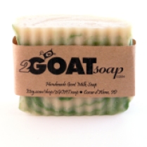 Our Grass Stain Bar is a new twist on a crisply scented soap. The fragrance is identical to freshly cut grass - a clean, crisp scent - that blends seamlessly with the swirl of green in the soap.